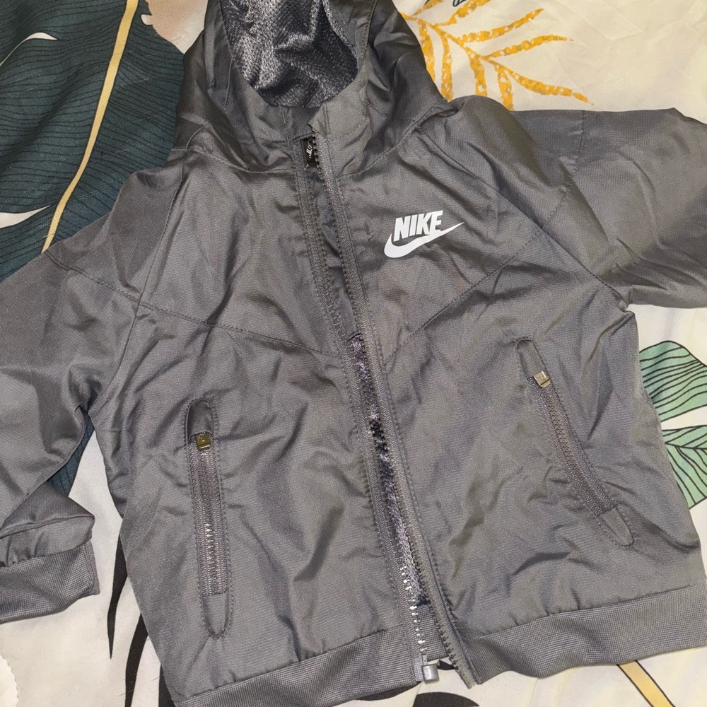 Nike Charcoal Hooded Jacket